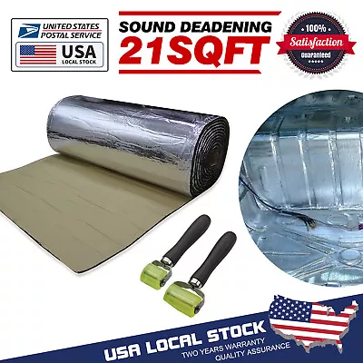 2SQM Sound Deadener Mat For Car&Home Interior Dustproof Heat Shield Insulation • $38.99