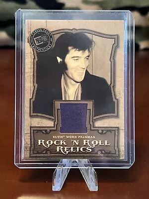 2007 Elvis The Music Relic Trading Card Featuring Purple Pajamas Worn By Elvis • $29.99