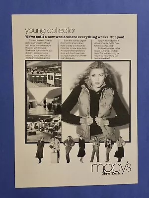 1978 Vintage Print Ad Macy's Department Store • $9.97