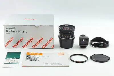 [MINT] Mamiya N 43mm F4.5 L Wide Angle Lens W/ Finder For Mamiya 7 II From JAPAN • $1299.99