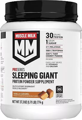 Muscle Milk Pro Series Sleeping Giant Protein Powder - Vanilla 1.71 Lb 30g Pro • $42.28