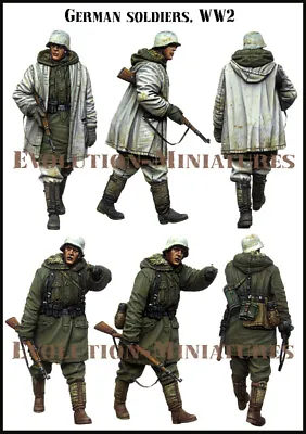 Evolution Miniatures 35212 WWII GERMAN SOLDIERS (2 Figures) SCALE 1:35 • £29.99