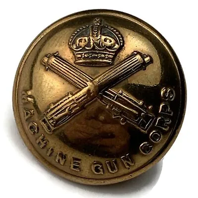 Original WW1 Machine Gun Corps MGC Tunic Button 25mm • £16.99