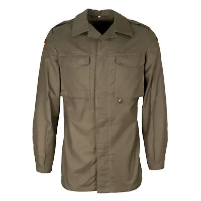 German Army Old Style Moleskin Field Jacket - Olive Drab Surplus 100% Cotton • $124.25