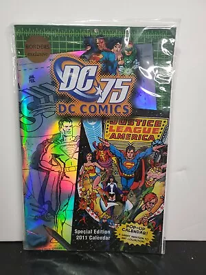 DC Comics 2011 Special Edition Pop-up Calendar Superman Wonder Woman NIP Borders • $50