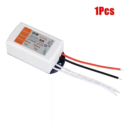 LED Driver Transformer Power Supply DC 12V 18W Adapter For LED Strip Lights USA • $8.99