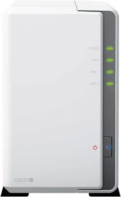 Synology DiskStation DS223j 2 Bay NAS Storage Array Secure Private Cloud • £209.99