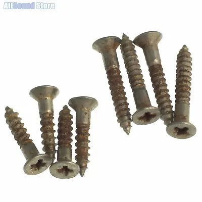 (8) MASTER RELIC Aged Humbucker Pickup Ring Mounting Screws For Gibson® Guitars • $12.99