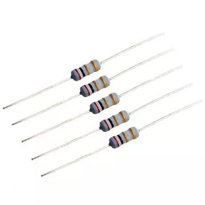 5 Pack - 1 Watt 5% Metal Oxide Power Resistors 2 Ohm • $6.49