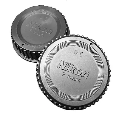 New Nikon Body Cap + Lens Cap D90 D300 D700 D3000 D3100 D5000 D520 D80 D40 D3 • $1.71