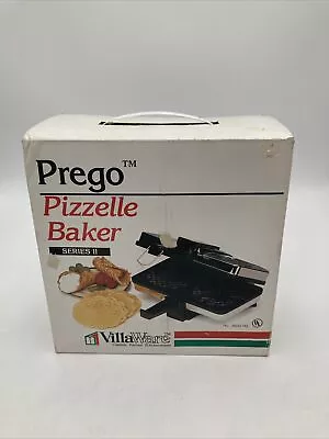 VillaWare Prego Series II Pizzelle Baker 3600-NS Italian Cookie Maker New Rare • $104.99