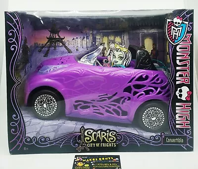 Monster High Toy Car Scaris City Of Frights Doll Vehicle Convertible Scooter NEW • $59.98