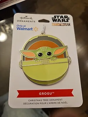 Hallmark Star Wars Grogu Enamel Metal Flat Christmas Tree Ornament (Walmart) • $6