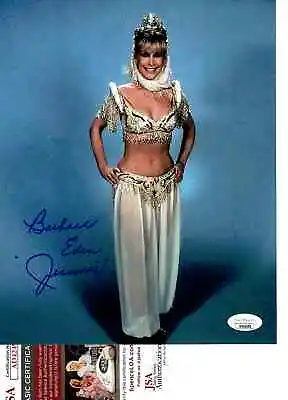 Barbara Eden I Dream Of Jeannie Autographed 8x10 Photo JSA Belly Button Showing • $64.95