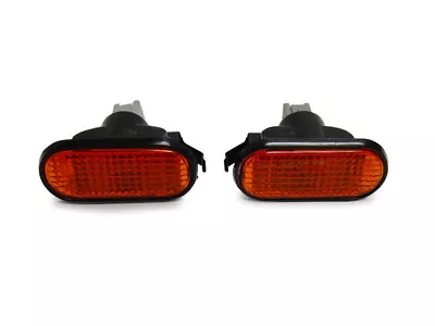 DEPO JDM Amber Flat Type Fender Side Marker Lights For 1992-1995 Honda Civic EG • $13.95