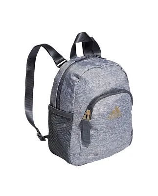 $28.99 • Buy Adidas Linear 3 Mini Backpack Gray Bag