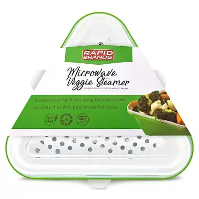 Rapid Veggie Steamer | Microwave Fresh & Frozen Vegetables In Less Than 4 Min... • $17.99
