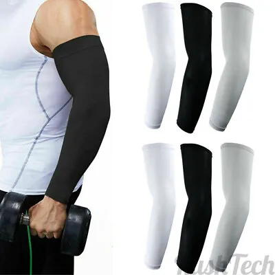 Cooling Arm Sleeves Cover UV Sun Protection Tattoo Outdoor Sport Hip Hop FastDry • $7.10