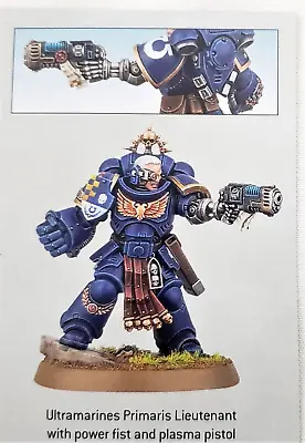 Lieutenant Power Fist Plasma Primaris Space Marines 40K Strike Force Agastus • $29.90