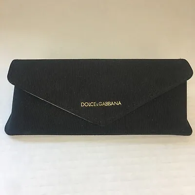 Dolce Gabbana Black Envelope Eyeglasses Sunglasses Glasses Lens Storage Case • $9.11