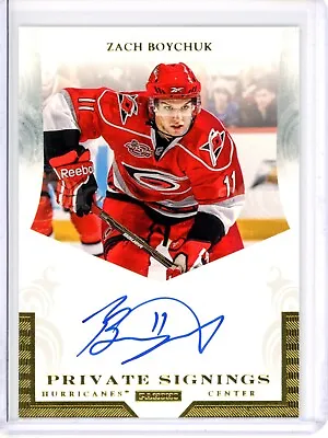 2010-11 Panini Luxury Suite Zach Boychuk ZB Private Signings Auto Hurricanes • $4.99