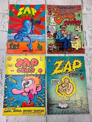 Rare Lot ZAP Comix Number 0 2 4 And 8 Great Condition Original • $350