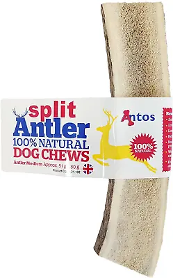 £11.14 • Buy 100% Natural SPLIT Antler Dog Chews The Hypo-Allergenic Dog Chew Like Stagbar