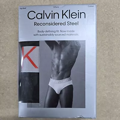 Calvin Klein Reconsidered Steel Hip Briefs  Medium • £28.29