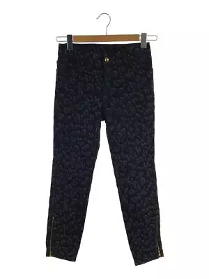 LOUIS VUITTON Bottoms 36 Cotton NVY Leopard F2pa14bk7 • $298.04