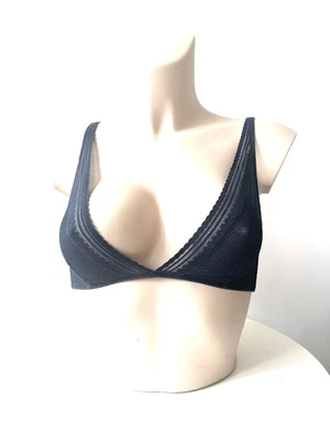 £21.99 • Buy Jack Wills Brallet Size8uk ~32A/B NAVY LACE Stretchy