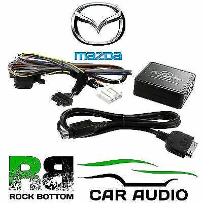 Car Radio Stereo IPod IPhone & Aux In Interface Adaptor Mazda 3 2006-2009 • £103.99