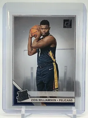2019-20 Donruss Clearly Zion Williamson V51 Varation Rated Rookie! • $200