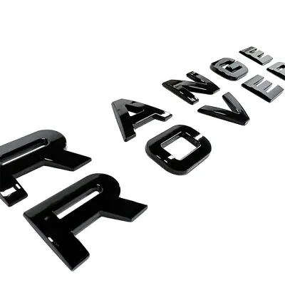 1pc Gloss Black Front / Tailgate Emblem For Range Rover Sport Velar Letter Badge • $12.98