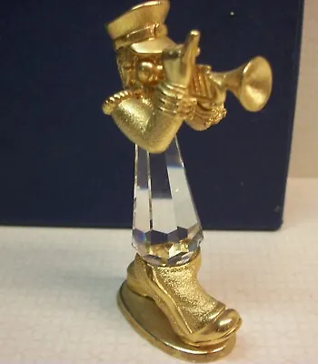 Swarovski Crystal Trimlite  Marching Band Trumpet Player  Rare 52711 • $94