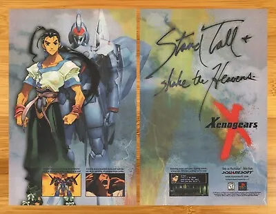 1998 Xenogears PS1 Vintage Print Ad/Poster Authentic Video Game Promo Art 90s • $14.99