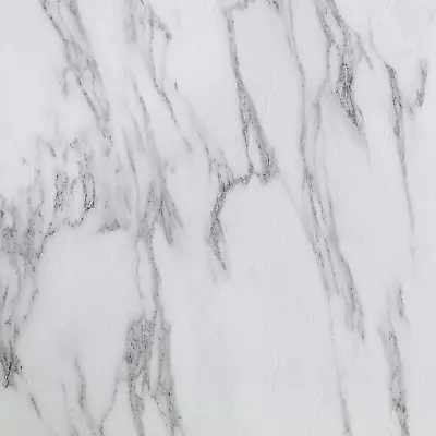 12 Inch Vinyl Floor Tiles Bianco Marble Pattern Kitchen Dining Room Bedrooms US • $15.83