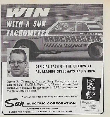 1964 Dodge Coronet 330 Vintage Magazine Ad Ramchargers Super Stock Dragster Sun • $3.50