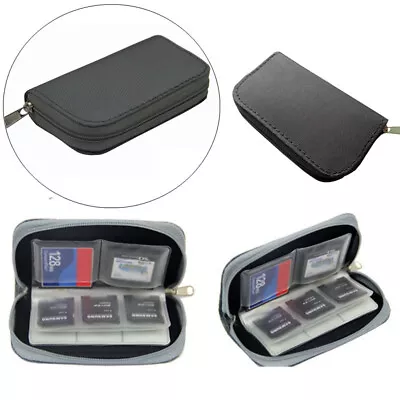 22-Slot Memory Card Case SD SIM CF Card Holder Carrying Bag For Micro SDHC • $2.69