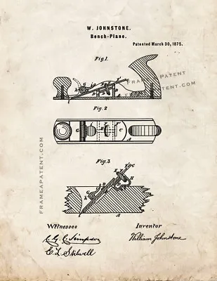 Bench Plane Patent Print Old Look • $12.96