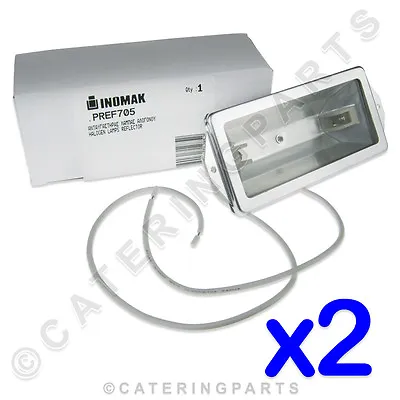 2 X Inomak Overhead Heated Food Display Gantry Unit Light Bulb Heat Lamp Holder • £50