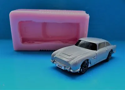3d Aston Martin Db5 Car James Bond Car Silicone Mould For Cake Toppers Chocolate • £7.99