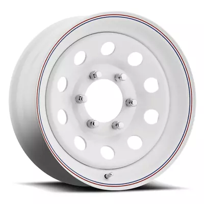 14x6  5-4.5 Modular White Trailer Wheel • $60