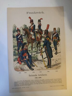 £7.24 • Buy R. Knötel - Lithography - Uniform Science France 1 Sheets