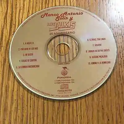 Marco Antonio Solis Y Los Bukis 20 Aniversario Audio CD Music • $10