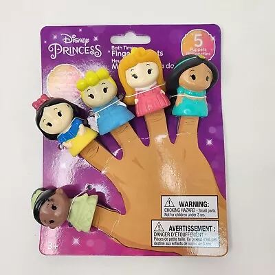 Disney Princess Bath Time Finger Puppets Educational Kid Child Toy Gift Ages 3+ • $9.99