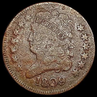 1809 Classic Head Half Cent • $105