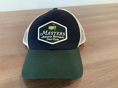 Masters Augusta National Golf Club Trucker Hat  Blue Green Excellent Condition • $25