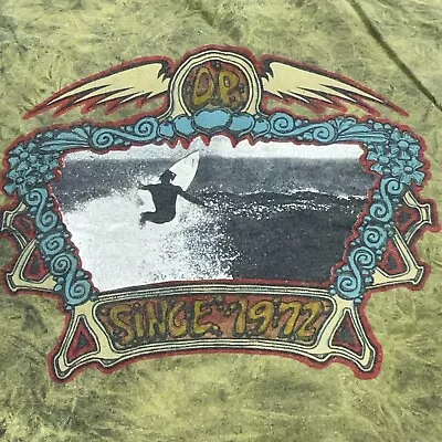 Vintage Ocean Pacific Shirt Men Large Green Tee Single Stitch USA Surf 90s Faded • $69.91