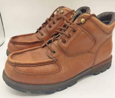 £80 • Buy Rockport XCS Waterproof Hydro-shield Umbwe Vibram Soles Boots Mahogany Size 10W
