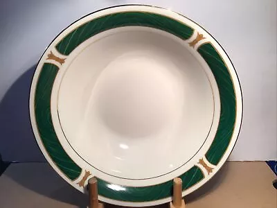 Vintage Majesty Fine China Malachite 8420 1ea Large Serving Bowl 9” - Excellent • $20